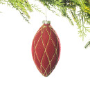 Christmas-Wishes-Luxe-Red-Velvet-Long-Glass-Bauble Sale