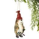 Christmas-Wishes-Felt-Hedgehog-With-Lights-Hanging-Christmas-Tree-Decoration Sale