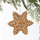 Christmas-Wishes-Ceramic-Flat-Snowflake-Hanging-Decoration Sale
