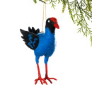 Christmas-Wishes-Felt-Pūkeko-Hanging-Christmas-Tree-Decoration Sale
