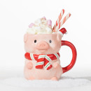 Christmas-Wishes-Christmas-Pig-Mug Sale