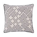 Design-Republique-Camila-Embroidered-Cushion-BlackBeige Sale