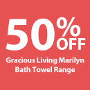60-off-Gracious-Living-Marilyn-Bath-Towel-Range Sale
