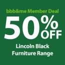 bbbme-Member-Deal-50-off-Lincoln-Black-Furniture-Range Sale