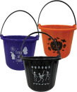 Halloween-Pail-Black-Orange-or-Purple Sale