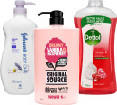 Original-Source-Johnsons-Body-Wash-1L-or-Dettol-Foaming-Handwash-Refill-900ml Sale