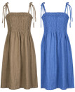 Womens-Tie-Strap-Summer-Mini-Dress Sale
