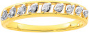 9ct-9-Diamond-Stone-Band Sale