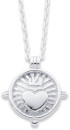 Sterling-Silver-Heart-Circle-Pendant Sale
