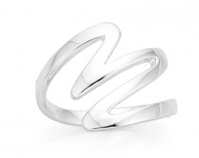 Zig+Zag+Ring+in+Sterling+Silver