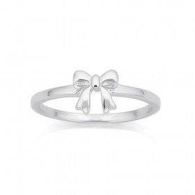 Sterling-Silver-Mini-Bow-Ring on sale