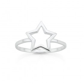 Star-Ring-in-Sterling-Silver on sale
