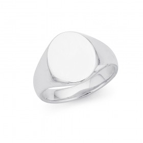 Gents-Blank-Signet-Ring-in-Sterling-Silver on sale