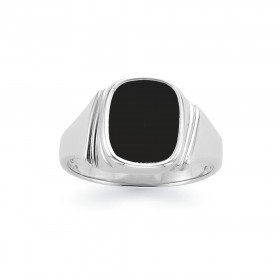 Gents-Onyx-Ring-in-Sterling-Silver on sale
