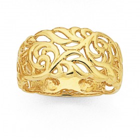 Filigree-Ring-in-9ct-Yellow-Gold on sale