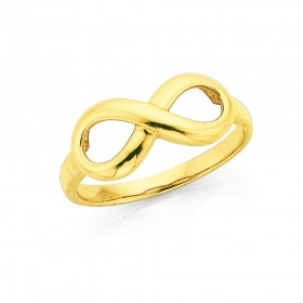 9ct+Infinity+Ring