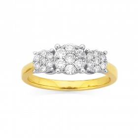 9ct%2C+Diamond+Cluster+Ring+Total+Diamond+Weight%3D.50ct