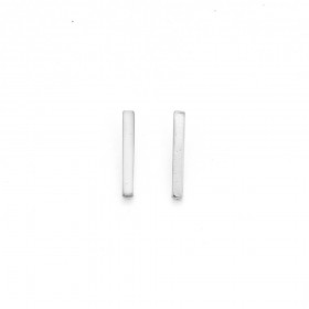 Sterling-Silver-Plain-Bar-Stud-Earrings on sale