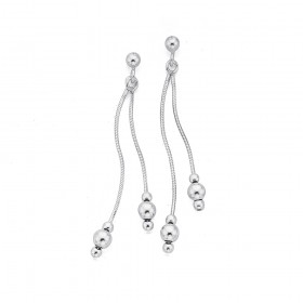 Sterling+Silver+Ball+Earrings