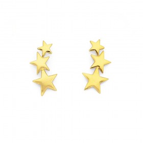 9ct+Shooting+Stars+Studs