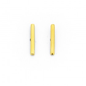 9ct+Bar+Studs