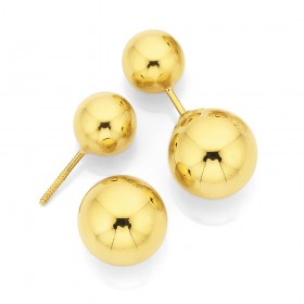 9ct+Duo+Studs