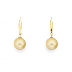 18ct-Gold-South-Sea-Pearl-Earrings on sale