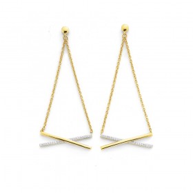 9ct-Diamond-Set-Earrings on sale