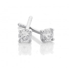 9ct%2C+Diamond+Round+Cut+Studs