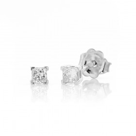 9ct-White-Gold-Princess-Cut-Diamond-Studs-Total-Diamond-Weight15ct on sale