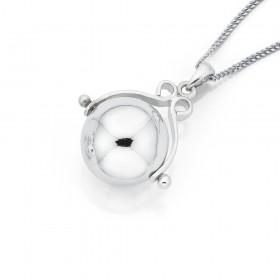 Sterling-Silver-Spinner-Ball-Pendant on sale