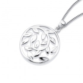 Sterling+Silver+Leaf+Pendant