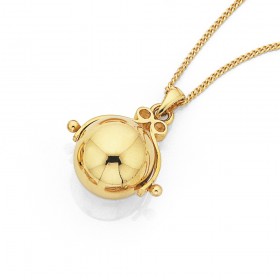 9ct+12mm+Spinner+Ball+Pendant