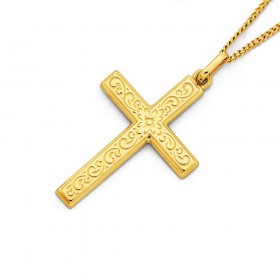 9ct-Cross-with-Verse-on-Back on sale