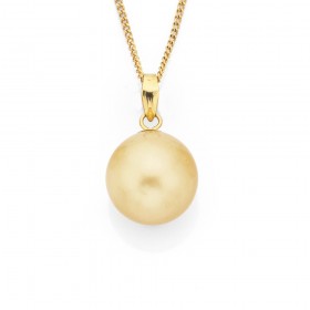 18ct+Gold+South+Sea+Pearl+Pendant