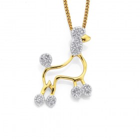 9ct%2C+Diamond+Set+Poodle+Pendt