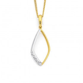 9ct%2C+Diamond+Set+Pendant