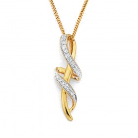 9ct%2C+Diamond+Pendant