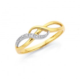 9ct%2C+Diamond+Set+Thin+Ring