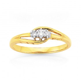 9ct+Diamond+Ring