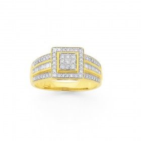 9ct%2C+Diamond+Fancy+Dress+Ring