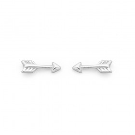 Arrow+Studs+in+Sterling+Silver