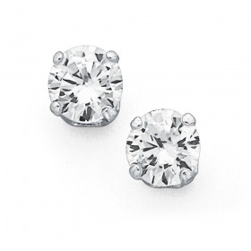 5mm-Cubic-Zirconia-Stud-Earrings-in-Sterling-Silver on sale