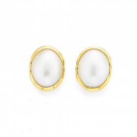 9ct+Mabe+Pearl+Studs