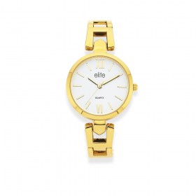 Elite-Ladies-Gold-Tone-Watch on sale