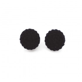 Sterling-Silver-Black-Crystal-Studs on sale