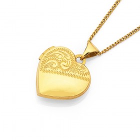 9ct-Heart-Locket on sale