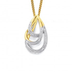 9ct%2C+Diamond+Set+Pendant