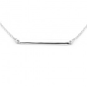 Silver+45cm+Bar+Necklet