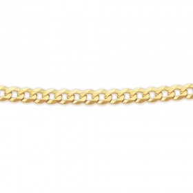 Solid-9ct-60cm-Flat-Bevelled-Curb-Chain on sale